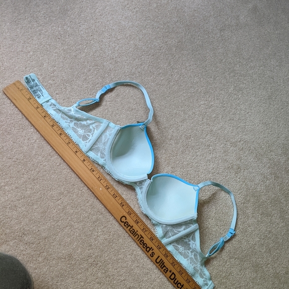 Nwt no boundaries lace frame tshirt blue bra - Picture 8 of 16